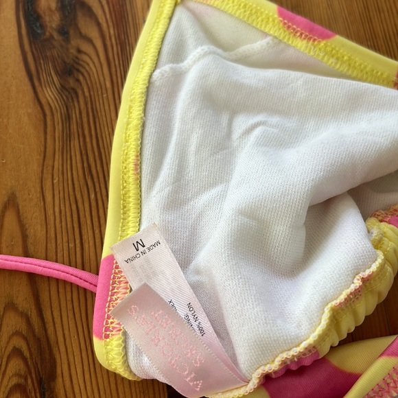 Brand New Victoria’s Secret Swim polka Dot Bikini, size: top is M, bottoms are S - Picture 3 of 5